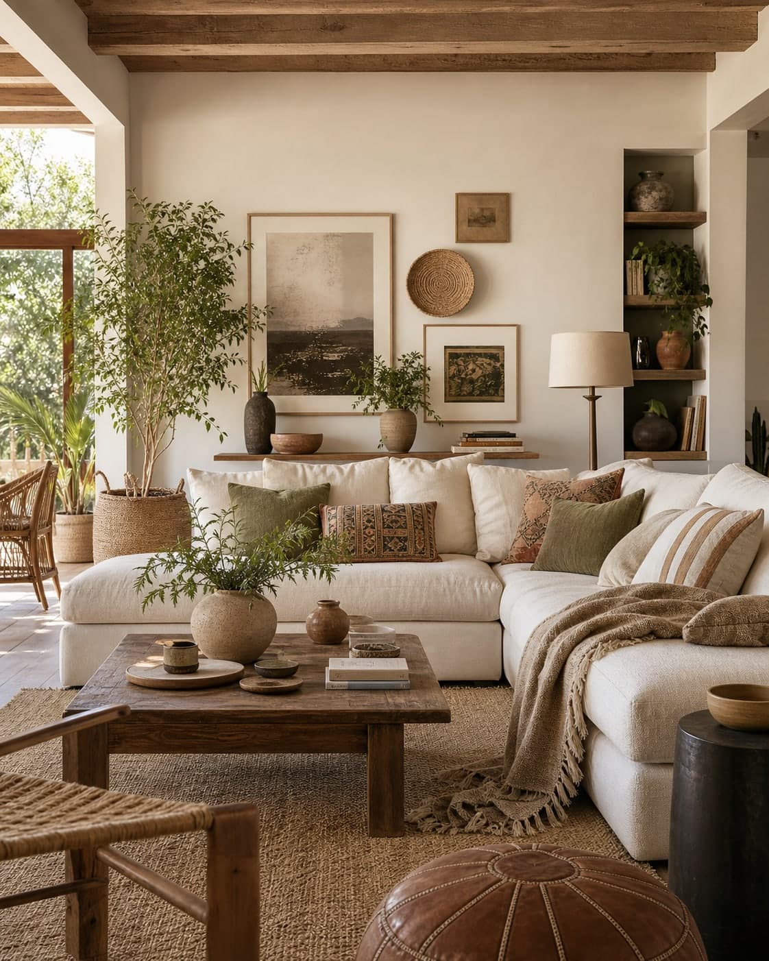 Bohemian styled interior